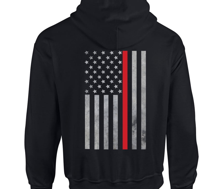 red line sweatshirt