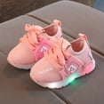 thumbnail image 2 of Staki Kids Shoes Girls Toddler Girls Light up Shoes Little Kids Flashing Led Sneakers(,), 2 of 9
