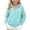 0##Light Blue1585, variant on Kiijoy Girls Zip Up Fleece Hoodie Casual Active Long Sleeve Sweatshirt, Black, Sizes 5-14