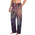 thumbnail image 6 of Hirioo Fireworks2 for Women's PJ Pajama Pants Sleep Pants Women's Home Trousers with Pockets,S-3XL-Medium, 6 of 6