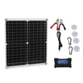 thumbnail image 3 of Solar Panel Charge Controller Set Monocrystalline Silicon 25W 10A Fast Charging Battery Free Drive Solar Panel Regulator for Lights Power Tools, 3 of 22