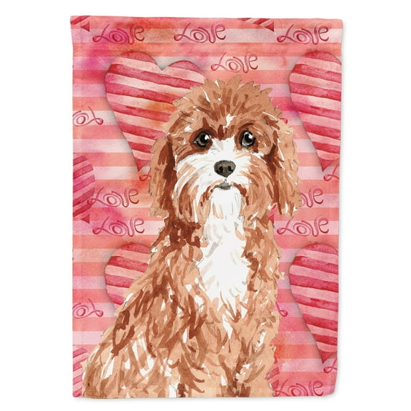 Love a Cavapoo House Flag