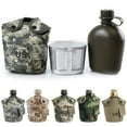 thumbnail image 2 of CNKOO Cantine Militaire 1 L Bouteille d'Eau Militaire Armée Camping Randonnée Gobelet de Cantine Portable pour l'Extérieur, 2 of 7