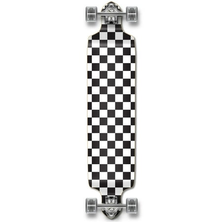 Yocaher Drop Down Longboard Complete - Checker