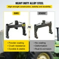 thumbnail image 4 of VEVOR 3-Point Quick Hitch, 3000 LBS Lifting Capacity Tractor Quick Hitch, 28.31\" Between Lower Arms Attachments Quick Hitch, No Welding & 5 Level Adjustable Bolt, Adaptation to Category 1 Tractor, 4 of 9