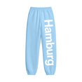 thumbnail image 5 of Shadoumai Girls Casual Sweatpants Letter Graphic Print Kid Activewear Elastic Waist Joggers Joggers For Play Everyday Wear,Girl Uniform Pants 7-8 Years, 5 of 6