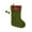 Green, variant on Odeerbi Family Initial Christmas Stocking Knit Xmas Socks Decoration Christmas Letter Solid Wool Stocking Pendant Christmas Decorations Gift Bag Socks Green
