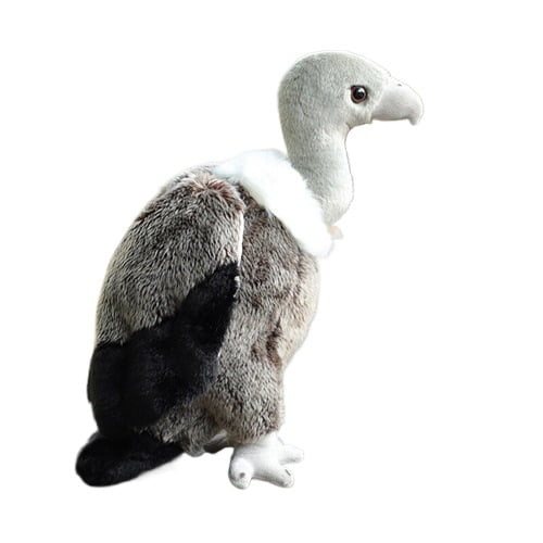 Muñeca buitre de peluche de 35 cm, animal de peluche realista