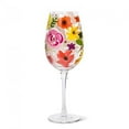 thumbnail image 1 of Bold Floral Wine Glass, 1 of 2