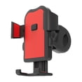 thumbnail image 3 of Soporte para teléfono para manillar de bicicleta, ajustable 360 degree, clip para teléfono para scooter, soporte para motocicleta Rojo, 3 of 7