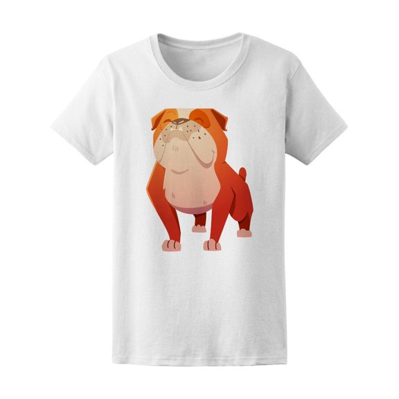 English Bulldog Dog Cartoon Tee Men's -Image by Shutterstock