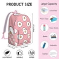thumbnail image 4 of Foodie Fried Egg Cooking School Backpack, Eggshell Pattern Travel Backpack with Anti-theft Features for Commuting and Outdoor Activities, 4 of 5