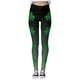 thumbnail image 4 of Gibobby Mallas Afelpadas Color Polainas deportivas estampadas para el día San Patricio, moda informal para mujer, polainas yoga informales（Verdinegro， M), 4 of 5