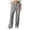 Gray wide leg palazzo pants for women a1, variant on Women's Wide Leg High Waisted Trousers with Pockets Casual Long Pants Summer Loose Palazzo Pants Lounge Beach Workwear, Black M