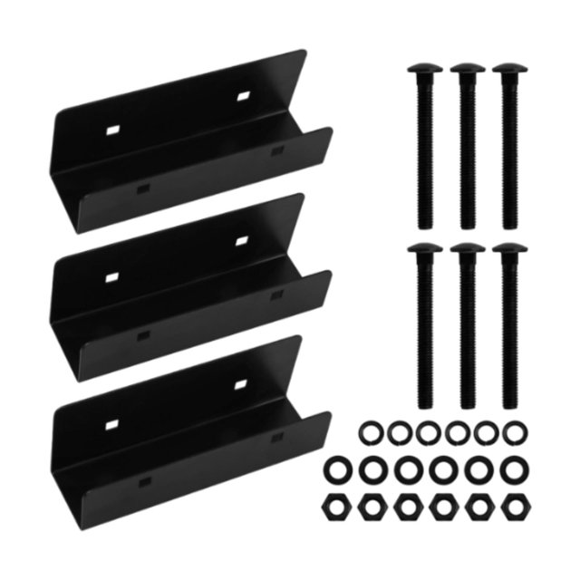 3 soportes reductores de ruido del viento, prácticos, resistentes, prácticos, resistentes al desgaste, de hierro, fáciles de usar, accesorios de