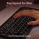 thumbnail image 2 of Teclado inalámbrico Logitech MX Keys Mini para Mac Space Grey, 2 of 9