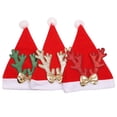 thumbnail image 3 of Gorro navideño de Papá Noel, cálido, para fiestas de cosplay, disfraces, decoración para niños, adultos, regalo de Navidad, 3 of 8