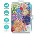thumbnail image 5 of Boho Retro Floral Pet Feeding Mat-Absorbent Pet Placemat for Food and Water Bowl, with Waterproof Rubber Backing, Quick Dry Water Dispenser Mat for Dog and Cat (16"x24"), 5 of 7