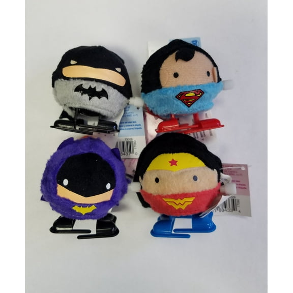Justice League Plush Wind-Up Favors (4pc)