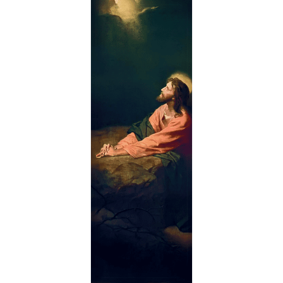 The Lord's Prayer Book Marker (3-pack) with a Free Bonus Card of "Divine Mercy" and One of the "Footprints" Story