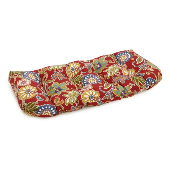 Blazing Needles All Weather Outdoor Porch Swing Cushion - 42.5L x 19.5W in.