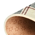 thumbnail image 6 of Multi Color Lines Soft Polyester Area Rug 72''x48'', Non Slip, Memory Foam, Water Absorbent, 6 of 7