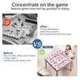 thumbnail image 5 of Floral Print Non-Slip Mat for Game Tables 31.5x31.5 Inches Rubber Surface Ideal for Mahjong and Various Card Game Activities, 5 of 7