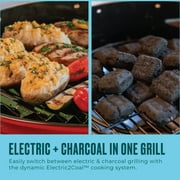 Charbroil Bistro Pro with Heat Thermometer, Warming Rack, Portable, Digital Display, Storage Rack