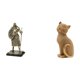 thumbnail image 1 of Figura de caballero, estatua de escritorio, adorno de estante con forma de gato, pieza de arte decorativa de resina, coleccionable, ideal para regalar, 1 of 8