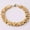 Gold, variant on Fashion Women Men Chain Flat Byzantine Stainless Steel Bracelet Bangle 6/8/11mm-Gold-8mm-9.5inch or 24cm