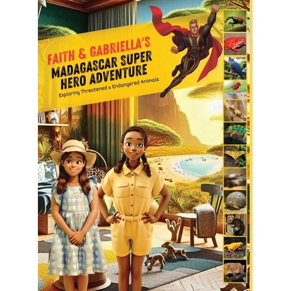Faith & Gabriella Madagascar Super Hero Adventure: Exploring Threatened & Endangered Animals, (Hardcover)