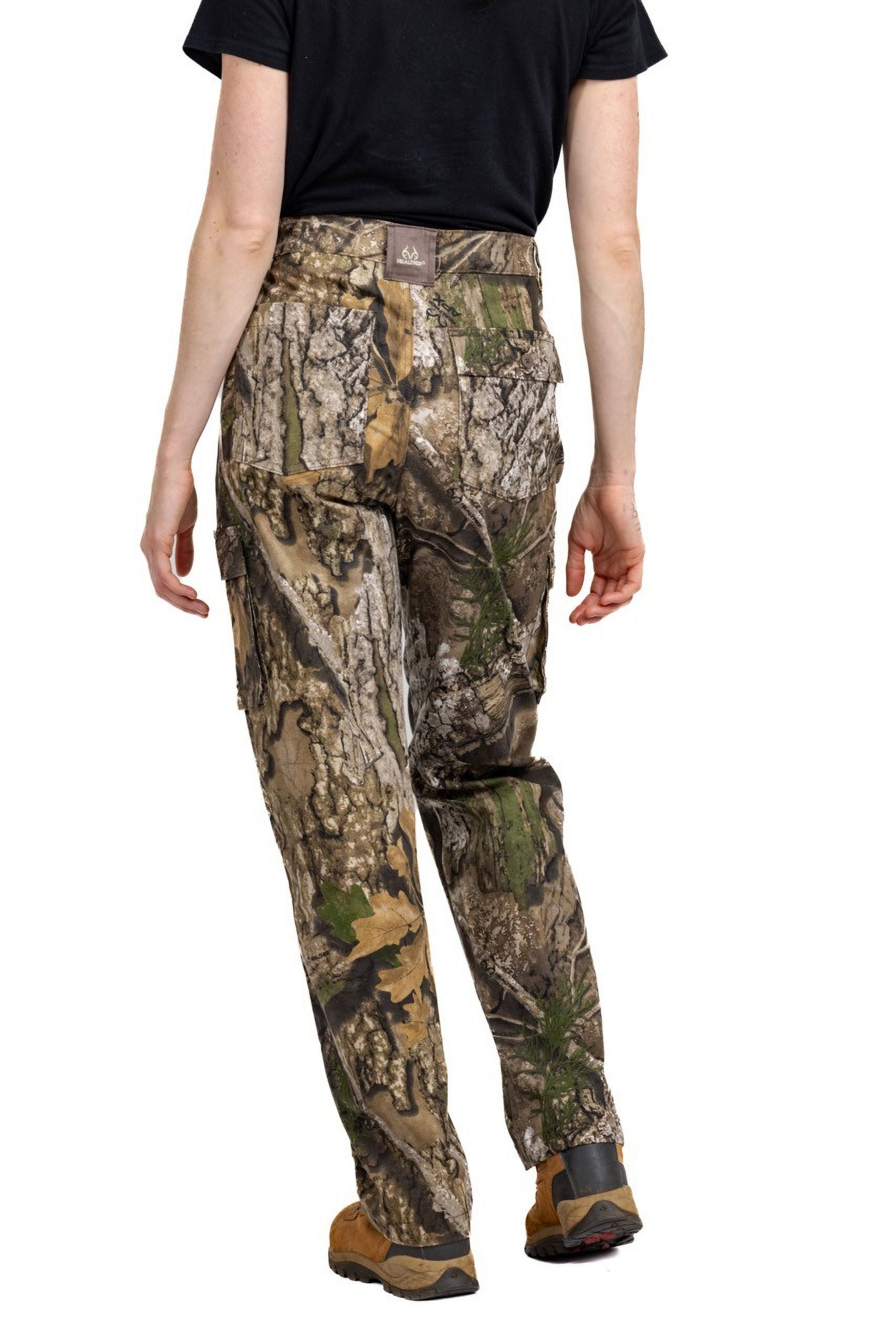 Realtree Women's APX Camo 6-Pocket Cargo Hunting Pants | Durable, Lightweight Outdoor Appare | Size M