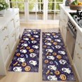thumbnail image 4 of Kitchen Rugs Sets Of 2,Dark Halloween Pattern Anti Fatigue Kitchen Mat Rugs Non Slip Washable,Decorative Kitchen Floor Mats for Kitchen,Sink,Laundry,17"X47", 4 of 5