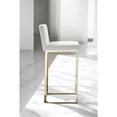 thumbnail image 5 of Pangea Home Dexter Bar Stool Faux Leather White, 5 of 15