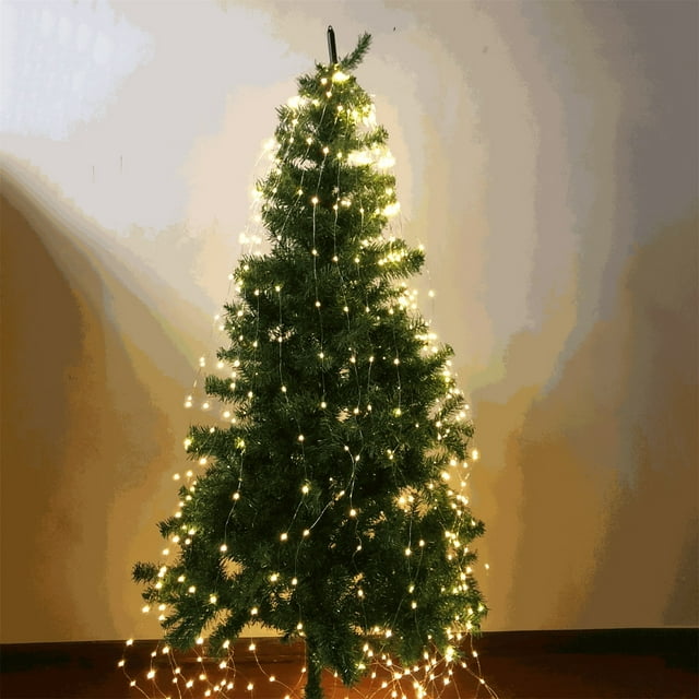 Luces de vid de árbol de Navidad Led luces de cadena de decoración de fondo de vacaciones impermeables Wmkox8yii gf8285