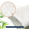 thumbnail image 3 of HNB Store Full XL Bamboo Mattress Protector | Upto 15" Fitted Deep Pocket Mattress Cover | 100% Waterproof Mattress Pad Cover | White, 3 of 7