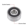 thumbnail image 2 of Uxcell 3200-2RS Angular Contact Ball Sealed Bearing Stamping Steel Silver Tone 1pcs 0.39'' x 1.18'' x 0.56'' 1, 2 of 4