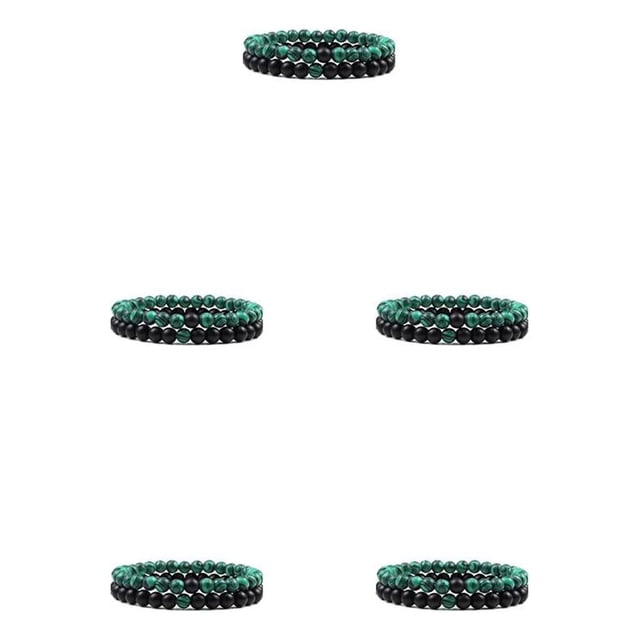 Jumpingount de 2 uds. De cuentas, pulseras delicadas de moda, cadena de muñeca, joyería decorativa, accesorios de joyería de Navidad Type2 NO2