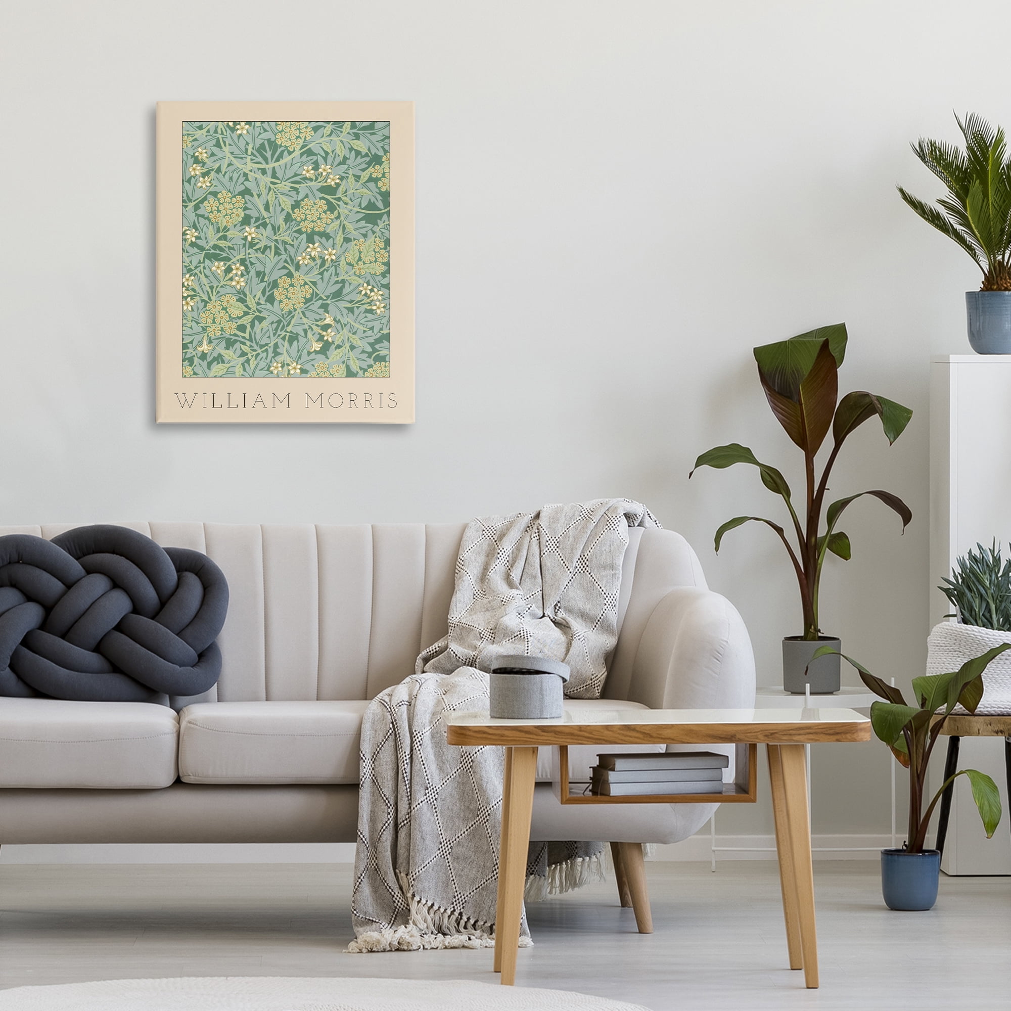 Stupell Industries William Morris Green Tones Canvas Wall Art, design by Lil' Rue