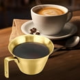 thumbnail image 1 of TIMIFIS Measuring Cup 304 Stainless Steel Measuring Cup 100ml Extraction Cup with Scale Small Cup with Handle Coffee Milk Measuring Cup Kitchen Appliances, 1 of 5