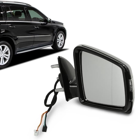 Right Passenger Side Mirror without Blind Spot Fit for Benz ML350 GL450 2010-2012