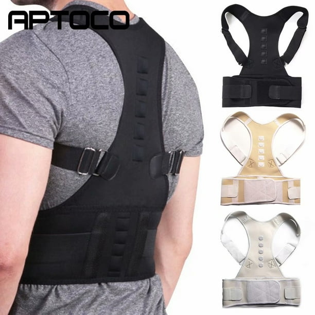 Back Posture Corrector Lumbar Shoulder Support Brace Belt Magnetic