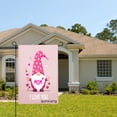 thumbnail image 2 of Amhnf Pink Gnome Mom I Love You Garden Flag For Home Outdoor Garden Yard Decor 12x18 inch, 2 of 5