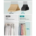 thumbnail image 4 of Perchas para Ropa de Bebé SONGMICS de Terciopelo Antideslizantes, Paquete de 50, 4 of 8