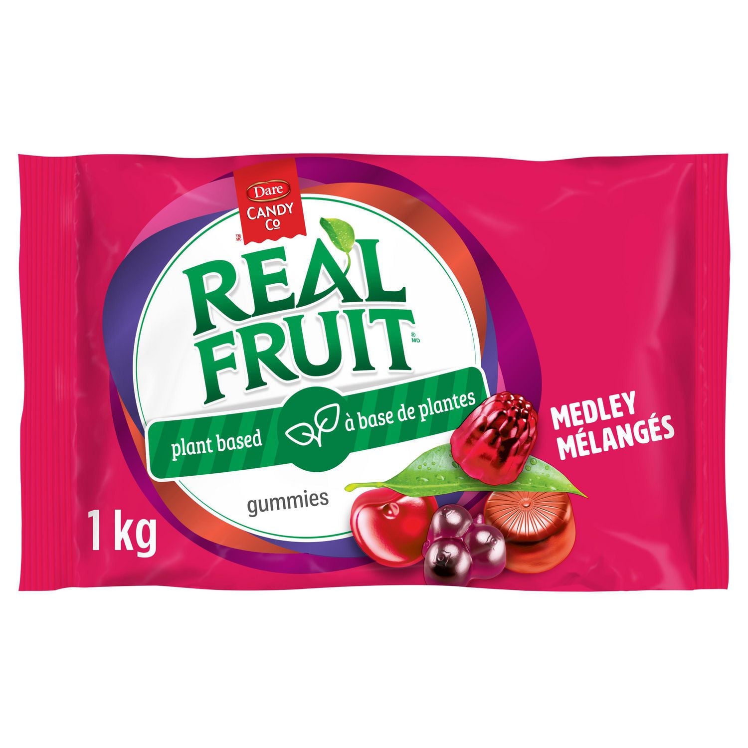 REALFRUIT Gummies Medley Candy, Dare Real Fruit, 1KG