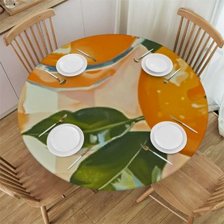 heavy duty round fitted patio table covers w umbrella hole Buwuta Outdoor Tablecloth with Waterproof Tablecloth with Elastic Zippered Wipeable Cloth Round Cover for Picnic, Patio,Garden Fits to 40"-44" Tables: Home & Kitchen length (L) and depth (D) or diameter (DIA) than your furniture Round Fitted Tablecloth with Umbrella