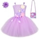 thumbnail image 4 of Vestido tutú Isabella para niñas con flores de lavanda, ropa de Halloween, disfraz de princesa con encanto para niños, vestidos de fiesta de carnaval elegantes, 4 of 5