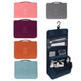 thumbnail image 1 of Foldable Travel Storage Hanging Washing Bag Portable Organizer Bag Travel Bag, Makeup Cosmetic Bag Travel Organizer for Accessories, 1 of 7
