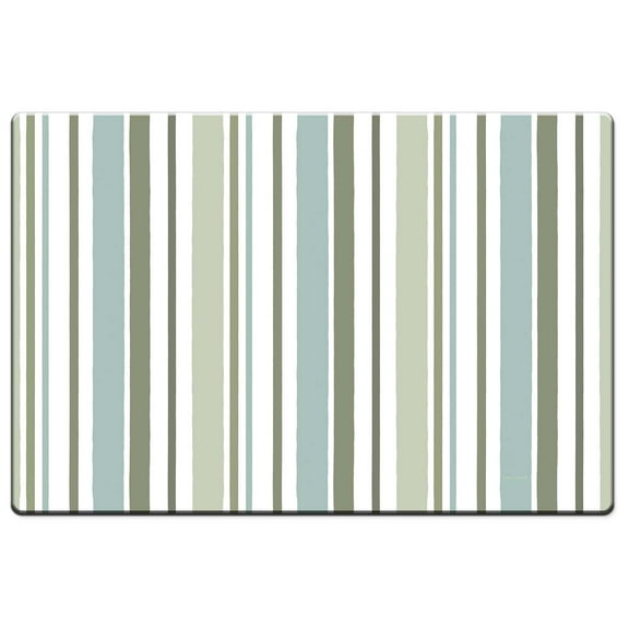 CounterArt "Cottage Stripe" Vinyl Kitchen Floor Mat