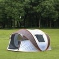 thumbnail image 4 of Terrui White And Brown Pop Up Tent For 5-8 People TER-LTT320WB, 4 of 7
